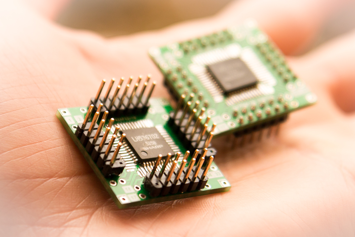 Picture of a ROM chip